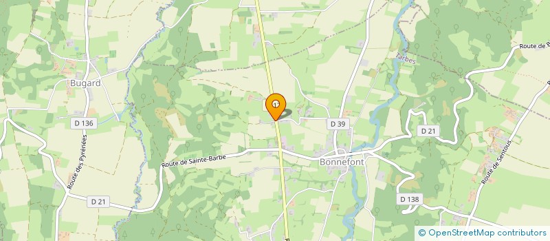 localisation de l'entreprise MONSIEUR FREDERIC LARRE  BONNEFONT