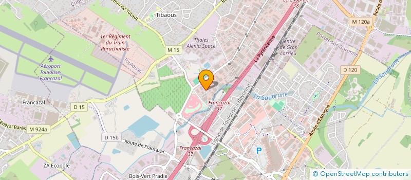 localisation de l'entreprise MONSIEUR FREDERIC LARRIEU à TOULOUSE