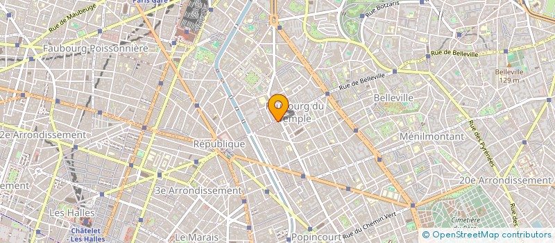 localisation de l'entreprise MONSIEUR FREDERIC LASSALLE  PARIS