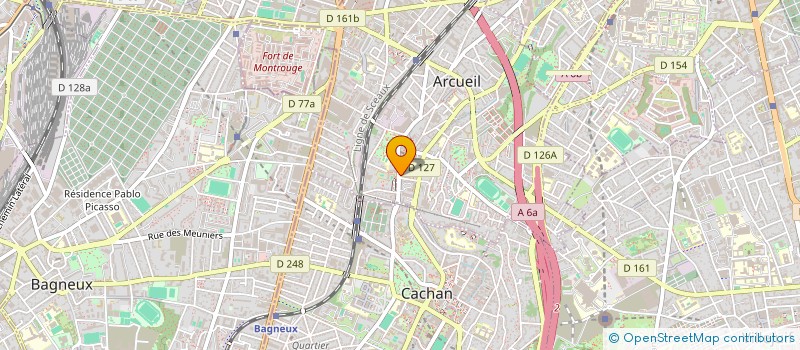localisation de l'entreprise MONSIEUR FREDERIC LAU à ARCUEIL
