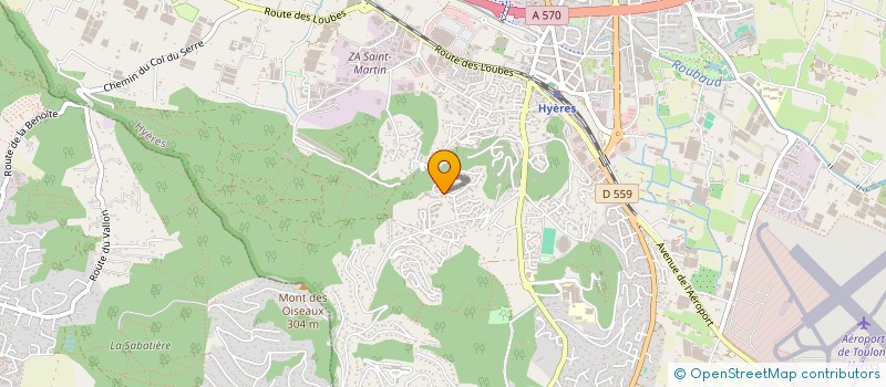 localisation de l'entreprise MONSIEUR FREDERIC LAUBIE  HYERES