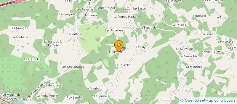 localisation de l'entreprise MONSIEUR FREDERIC LAUGENIE à BASSILLAC ET AUBEROCHE