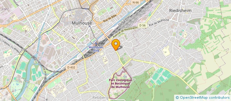 localisation de l'entreprise MONSIEUR FREDERIC LAUMOND  MULHOUSE