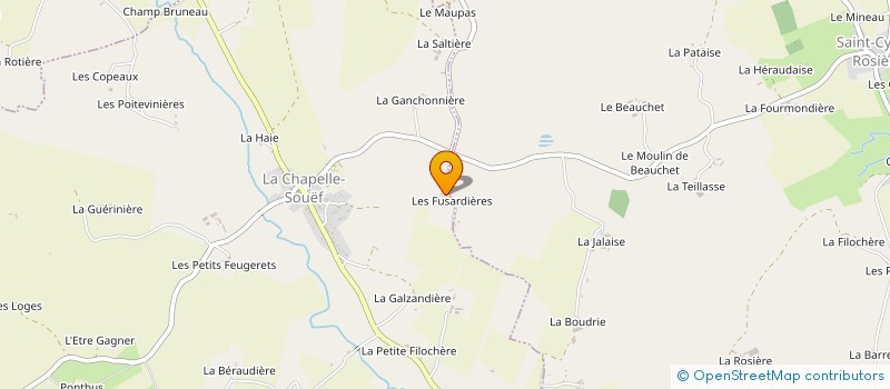 localisation de l'entreprise MONSIEUR FREDERIC LAUNAY à LA CHAPELLE-SOUEF