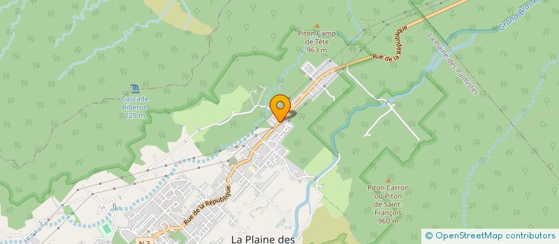 localisation de l'entreprise MONSIEUR FREDERIC LAUP à LA PLAINE-DES-PALMISTES