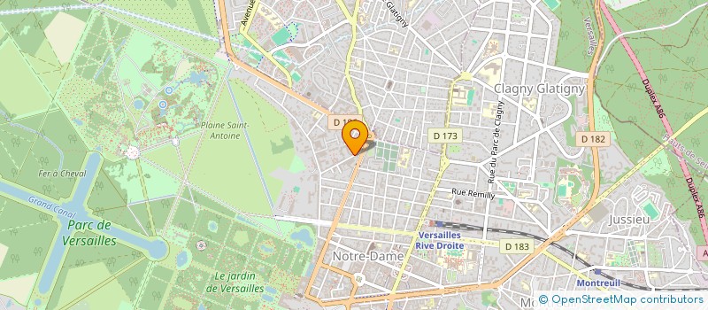 localisation de l'entreprise MONSIEUR FREDERIC LAUPIES à VERSAILLES