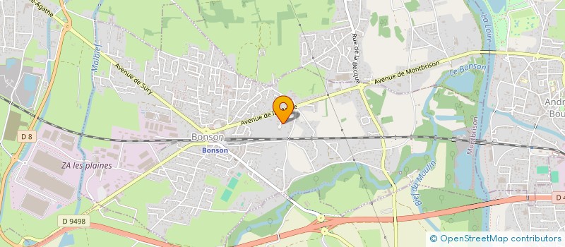 localisation de l'entreprise MONSIEUR FREDERIC LAURENT  BONSON