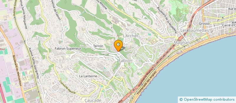 localisation de l'entreprise MONSIEUR FREDERIC LAUZE  NICE