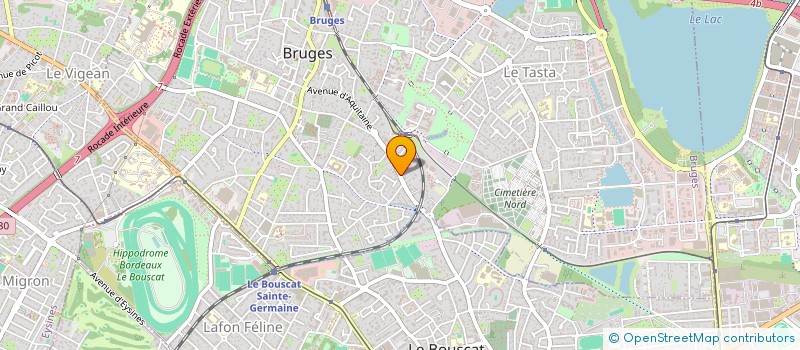 localisation de l'entreprise MONSIEUR FREDERIC LAVAUD  BRUGES