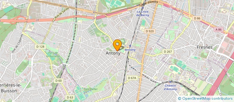 localisation de l'entreprise MONSIEUR FREDERIC LAVAYSSE à ANTONY