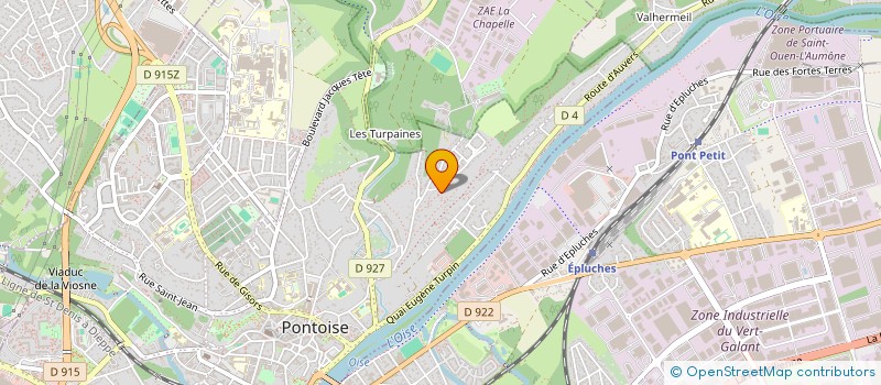 localisation de l'entreprise MONSIEUR FREDERIC LAVERGNE  PONTOISE