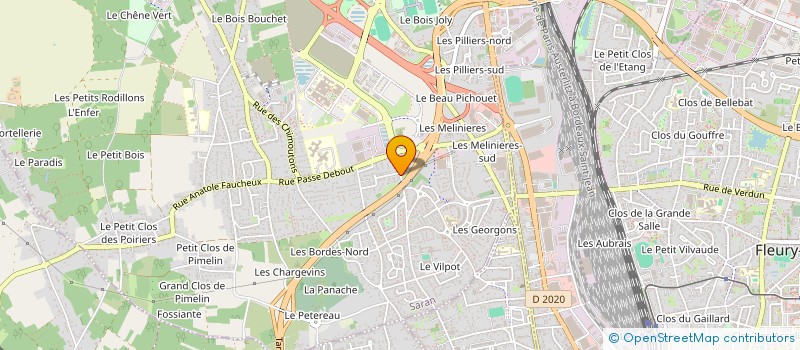 localisation de l'entreprise MONSIEUR FREDERIC LAVIALLE  SARAN