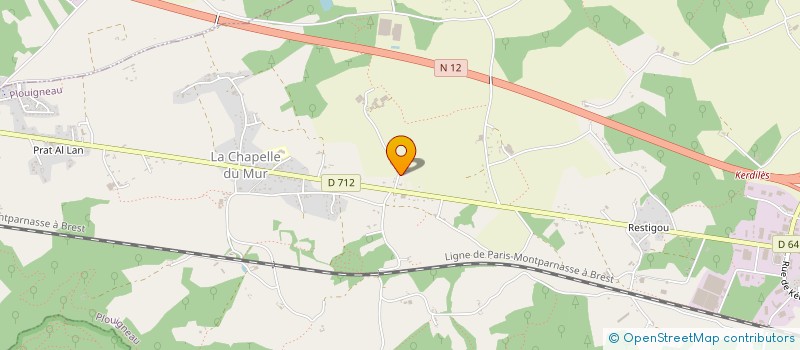 localisation de l'entreprise MONSIEUR FREDERIC LAVIEC  PLOUIGNEAU