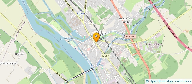 localisation de l'entreprise MONSIEUR FREDERIC LAVILLETTE à BRIARE