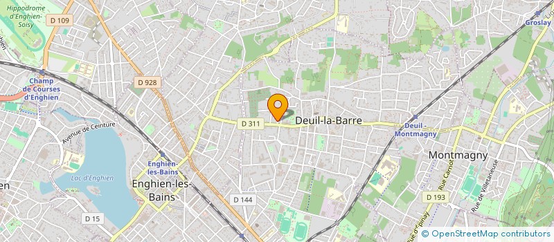 localisation de l'entreprise MONSIEUR FREDERIC LAVOLEE à DEUIL-LA-BARRE