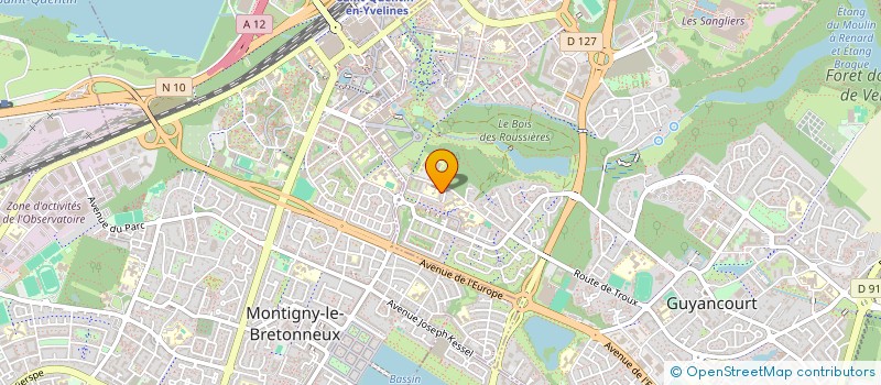 localisation de l'entreprise MONSIEUR FREDERIC LAZARO  GUYANCOURT