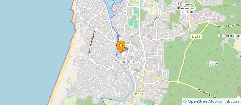 localisation de l'entreprise MONSIEUR FREDERIC LE BARS  CAPBRETON