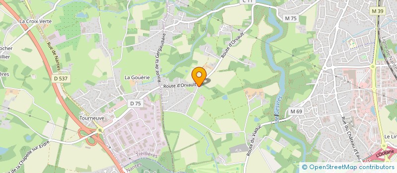 localisation de l'entreprise MONSIEUR FREDERIC LE-BERRE à LA CHAPELLE-SUR-ERDRE