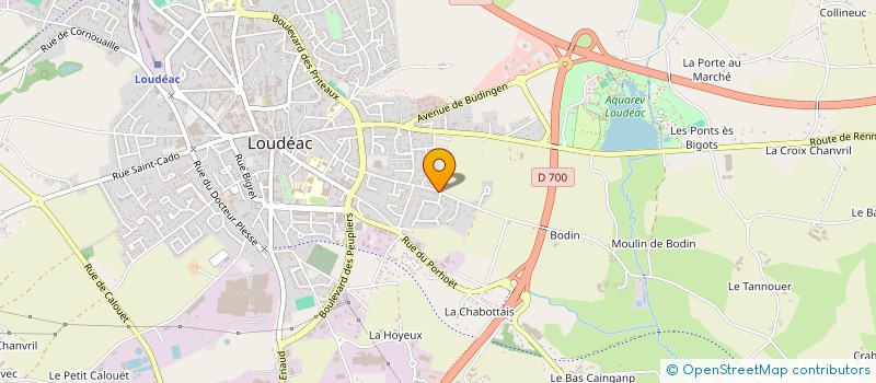 localisation de l'entreprise MONSIEUR FREDERIC LE BIHAN  TREVE