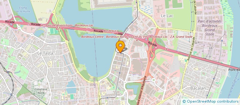 localisation de l'entreprise MONSIEUR FREDERIC LE BOTERVE  BORDEAUX