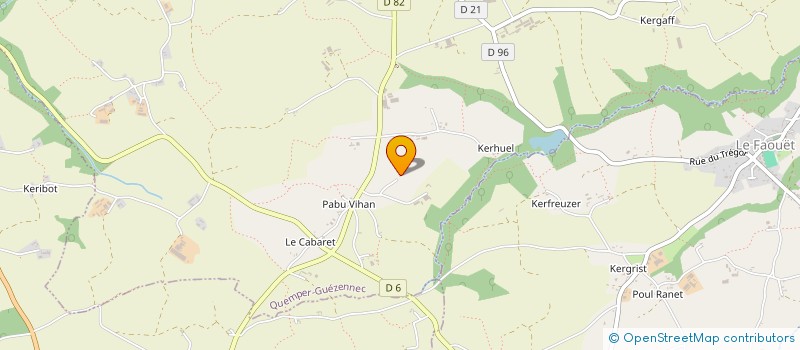 localisation de l'entreprise MONSIEUR FREDERIC LE CABEC à QUEMPER GUEZENNEC