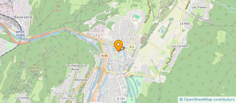 localisation de l'entreprise MONSIEUR FREDERIC LE CAM  VIZILLE