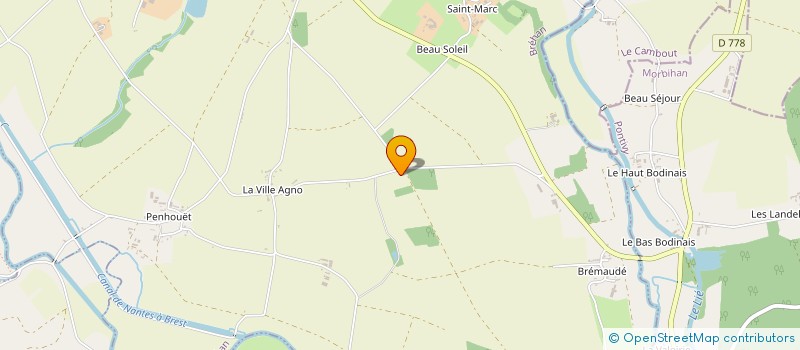 localisation de l'entreprise MONSIEUR FREDERIC LE CAM  BREHAN