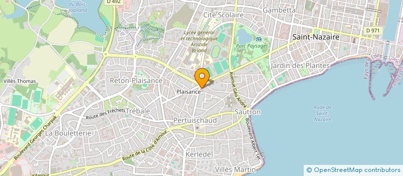 localisation de l'entreprise MONSIEUR FREDERIC LE CANN  SAINT-NAZAIRE