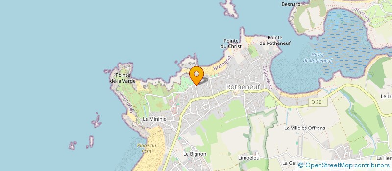 localisation de l'entreprise MONSIEUR FREDERIC LE CHAT  SAINT-MALO