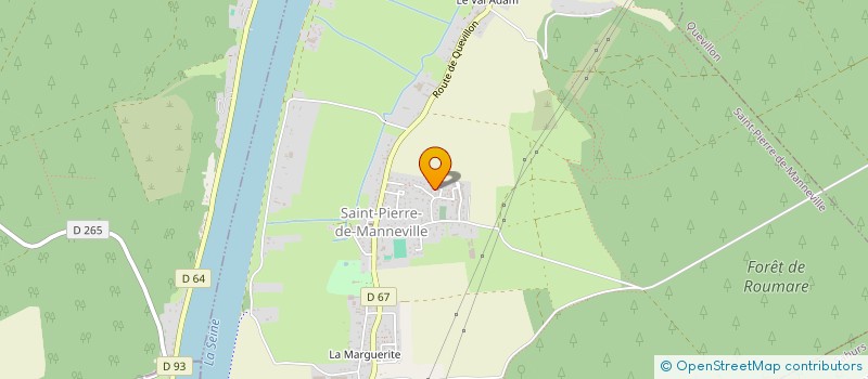 localisation de l'entreprise MONSIEUR FREDERIC LE COUSIN  SAINT-PIERRE-DE-MANNEVILLE