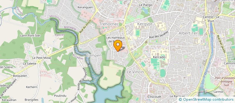 localisation de l'entreprise MONSIEUR FREDERIC LE DOUARIN à VANNES