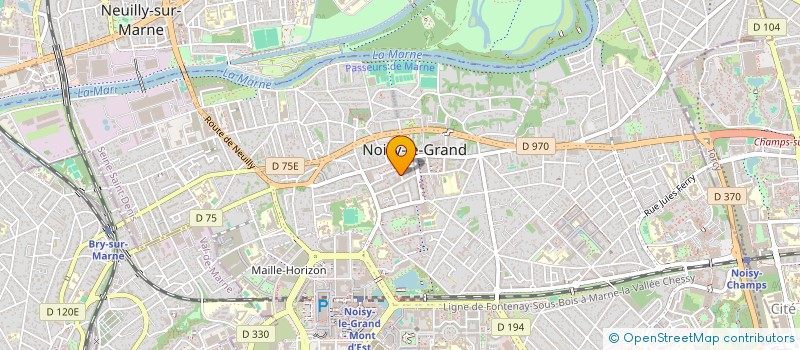 localisation de l'entreprise MONSIEUR FREDERIC LE DU  NOISY-LE-GRAND