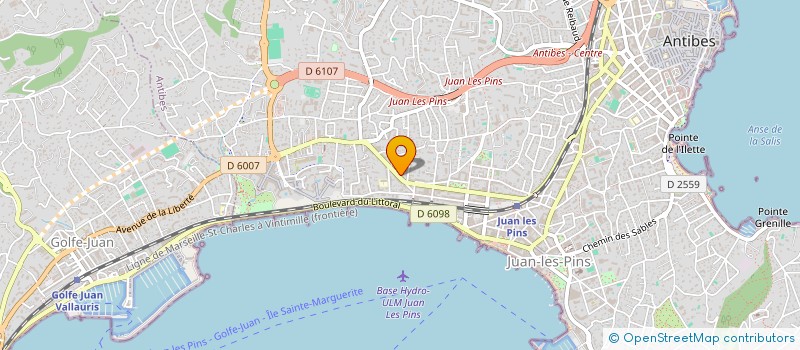localisation de l'entreprise MONSIEUR FREDERIC LE FAY à ANTIBES