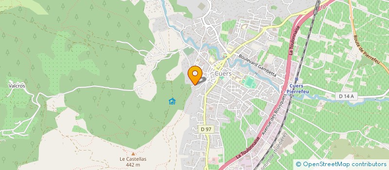 localisation de l'entreprise MONSIEUR FREDERIC LE GELARD  CUERS