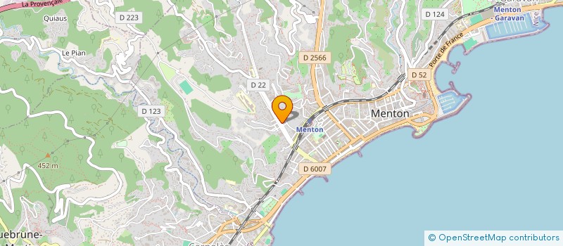 localisation de l'entreprise MONSIEUR FREDERIC LE GOFF à MENTON