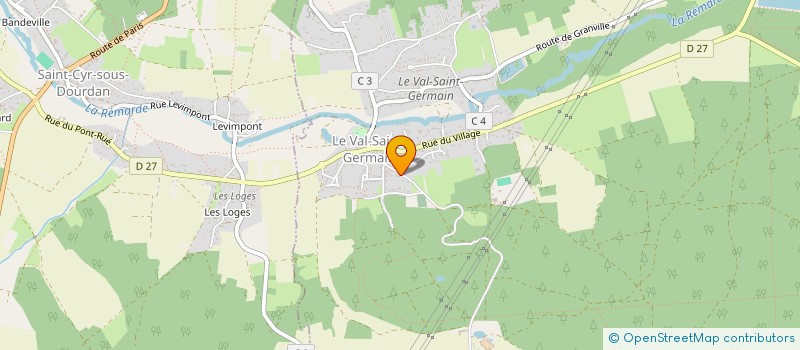 localisation de l'entreprise MONSIEUR FREDERIC LE GRAND à LE VAL-SAINT-GERMAIN