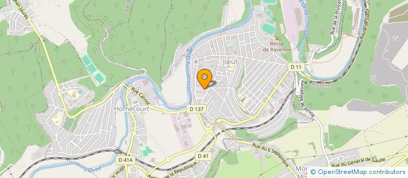 localisation de l'entreprise MONSIEUR FREDERIC LE GUILLARD  JUF