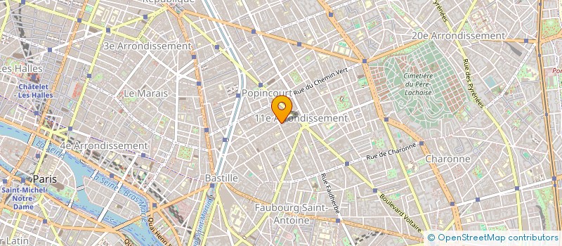 localisation de l'entreprise MONSIEUR FREDERIC LE GULUCHE  PARIS