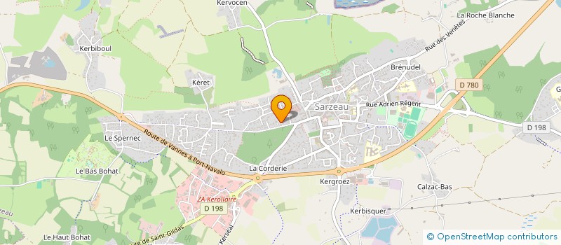 localisation de l'entreprise MONSIEUR FREDERIC LE HELLOCO  SARZEAU