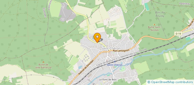 localisation de l'entreprise MONSIEUR FREDERIC LE JEUNE à SAINT-CHERON