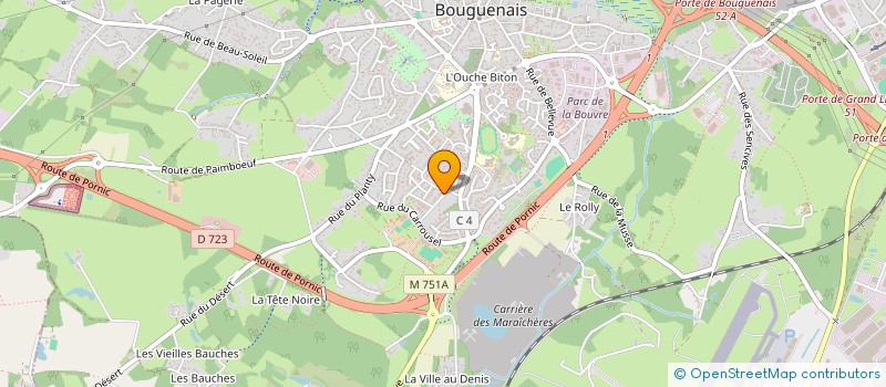 localisation de l'entreprise MONSIEUR FREDERIC LE LAIDIER  BOUGUENAIS