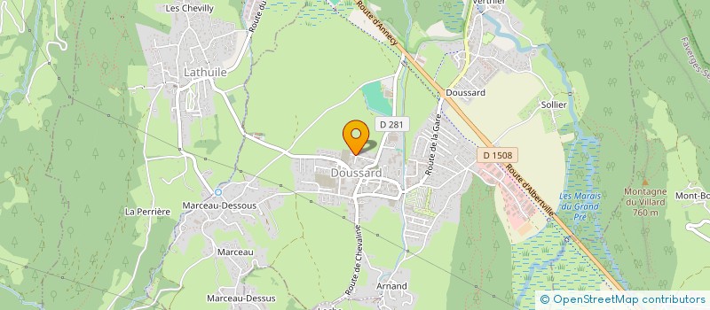 localisation de l'entreprise MONSIEUR FREDERIC LE LANN  DOUSSARD