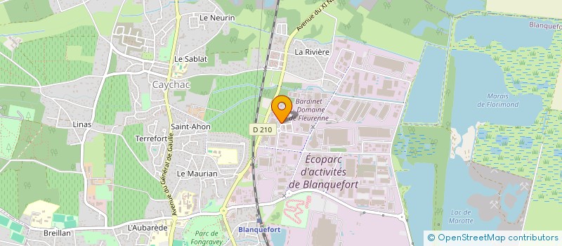 localisation de l'entreprise MONSIEUR FREDERIC LE MAIRE à BLANQUEFORT