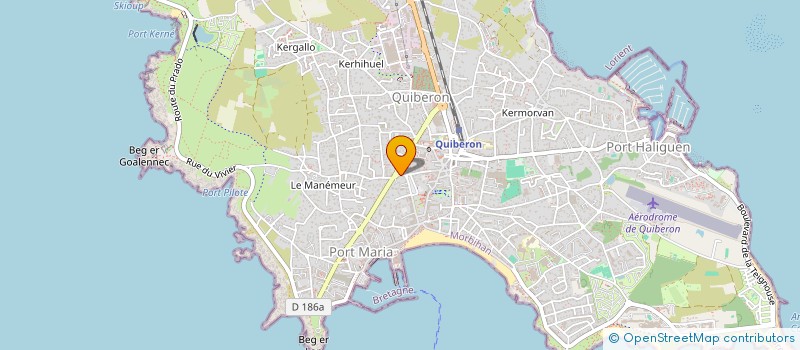 localisation de l'entreprise MONSIEUR FREDERIC LE MANOUR à QUIBERON