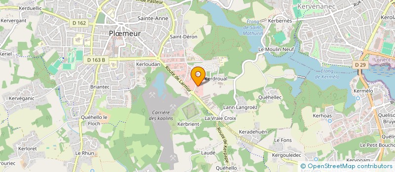 localisation de l'entreprise MONSIEUR FREDERIC LE MAT  PLOEMEUR