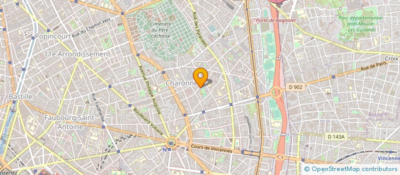 localisation de l'entreprise MONSIEUR FREDERIC LE MAU DE TALANCE  PARIS