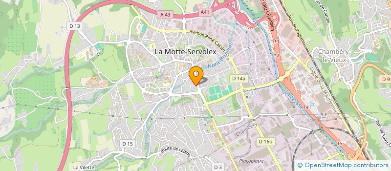 localisation de l'entreprise MONSIEUR FREDERIC LE MOIGNE  LA MOTTE-SERVOLEX