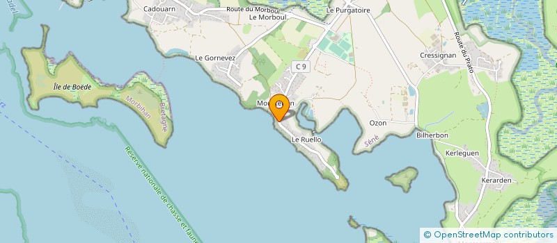 localisation de l'entreprise MONSIEUR FREDERIC LE PEUTREC à SENE