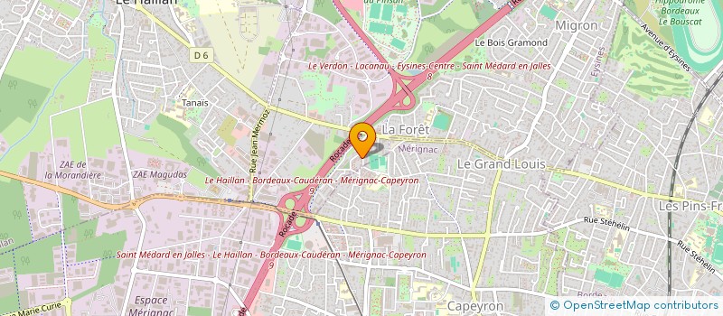 localisation de l'entreprise MONSIEUR FREDERIC LE QUELLEC  EYSINES