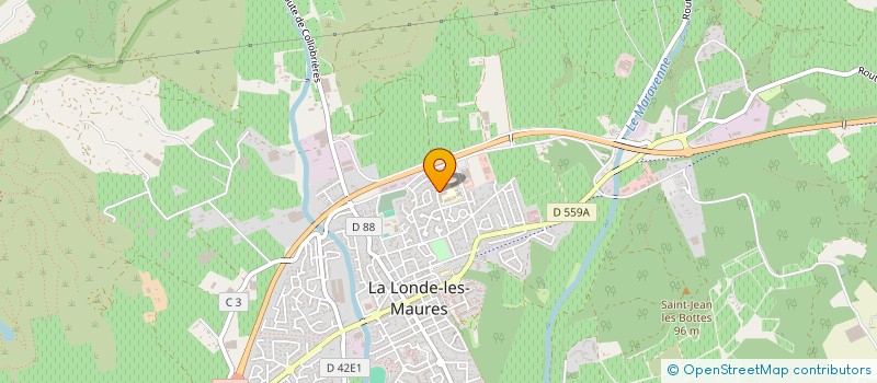 localisation de l'entreprise MONSIEUR FREDERIC LE RIDOU-BONNAUDEAU  LA LONDE-LES-MAURES